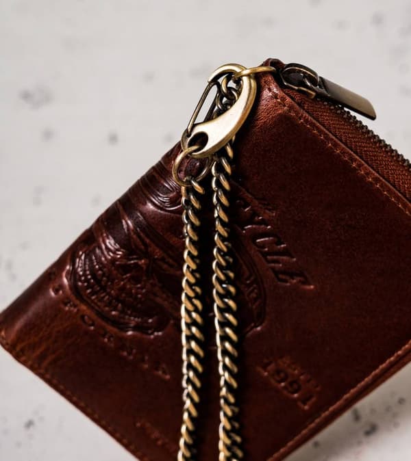 Pánská kožená peněženka na zip - Peterson