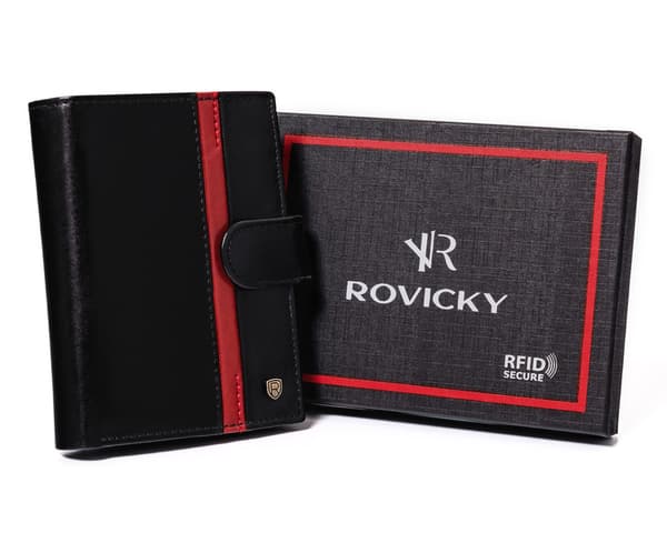 Pánská kožená peněženka s RFID Protect - Rovicky