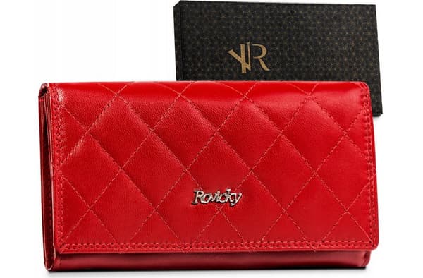 Velká, kožená dámská peněženka s RFID systémem - Rovicky