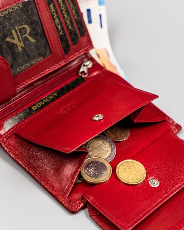 Střední dámská kožená peněženka na patentku - 4U Cavaldi