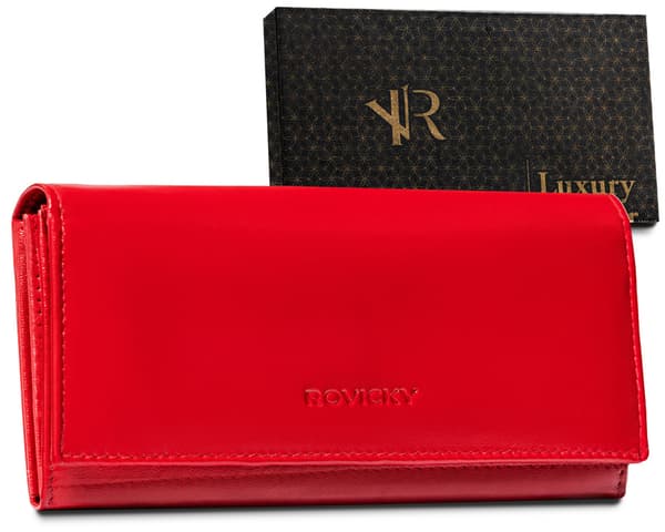 Velká kožená peněženka se systémem RFID Protect - Rovicky