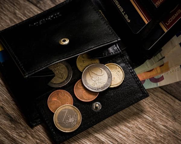 Pánská kožená peněženka v horizontální orientaci s RFID systémem - Peterson