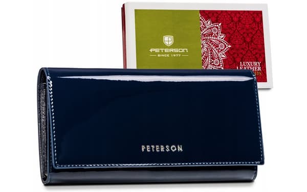 Lakeret pung i en klassisk farve - Peterson