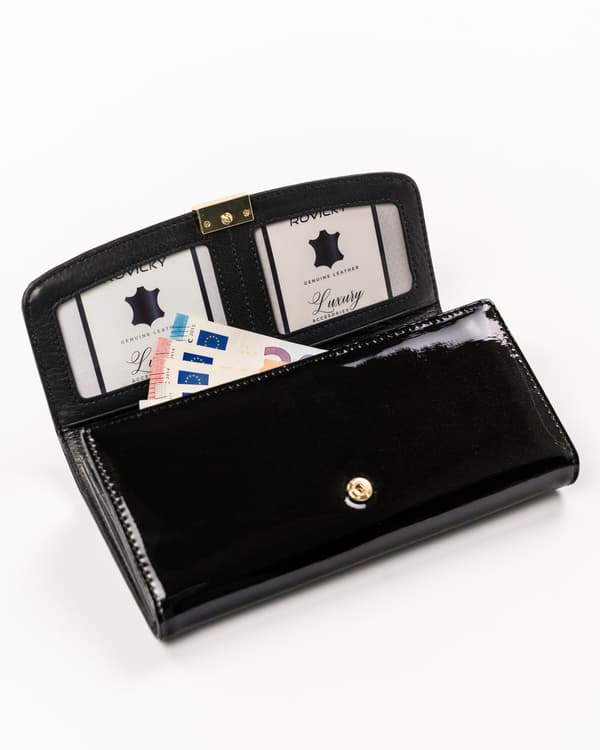 Stor lak pung til kvinder med RFID Protect - Rovicky