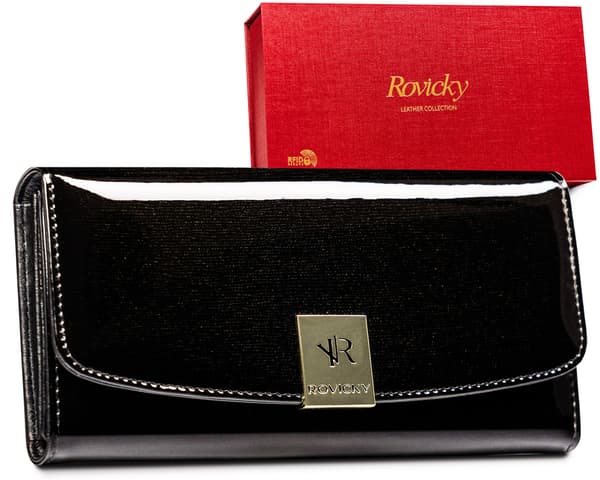 Stor lak pung til kvinder med RFID Protect - Rovicky