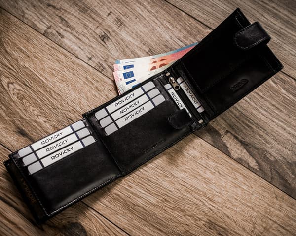 Elegantní pánská peněženka s RFID Protect anti-skimming systémem - Rovicky