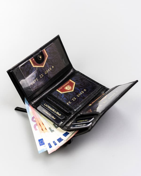 Elegantní dámská peněženka z přírodní kůže - Peterson