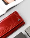 Miniatyrbild 3 av 9: Kožená dámská peněženka na karty s ochranou RFID Protect - Rovicky