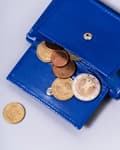 Miniatyrbillede 9 af 10: Lille damepung i læder med RFID Protect-system - Peterson