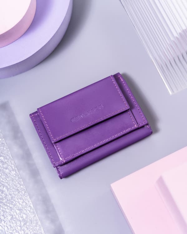 Malá, kožená dámská peněženka se systémem RFID Protect - Peterson