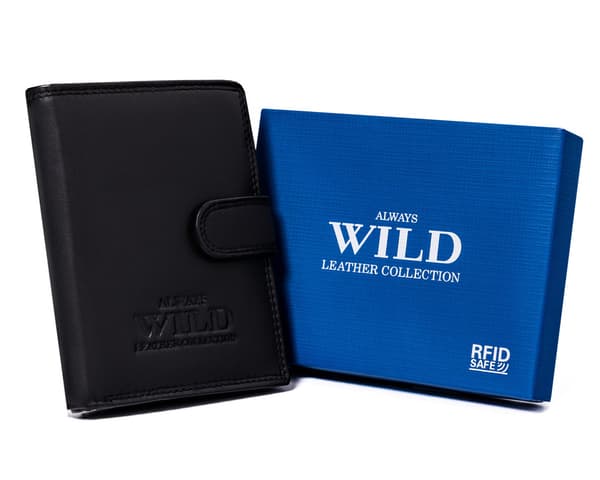 Velká, vertikální pánská kožená peněženka - Always Wild