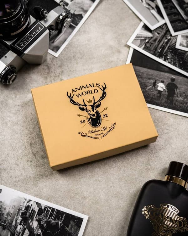Velká, vertikální pánská kožená peněženka se zapínáním na patent - Always Wild