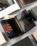 Miniatyrbillede 7 af 10: Mellemstor damepung i læder - Peterson