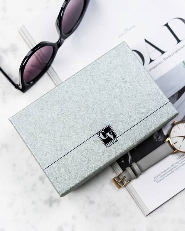 Elegantní dámská peněženka z lakované přírodní kůže - 4U Cavaldi