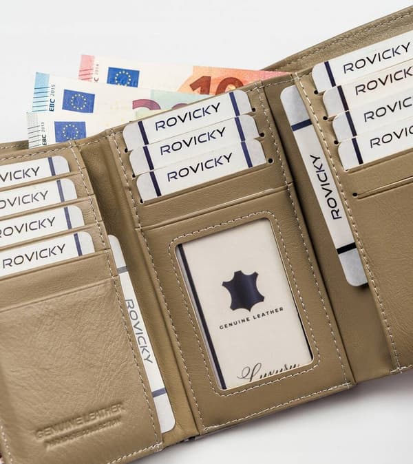 Dámská peněženka z přírodní a ekologické kůže - 4U Cavaldi