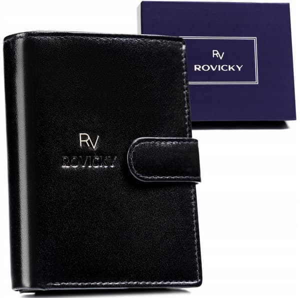 Stylová pánská kožená peněženka na patentku - Rovicky