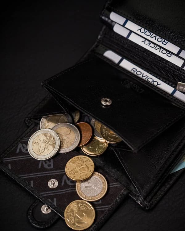 Pánská peněženka z přírodní kůže vybavená systémem RFID - Rovicky