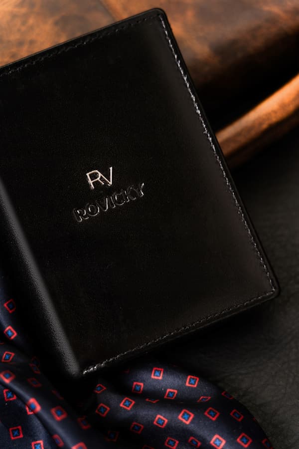 Pánská peněženka vybavená RFID systémem z přírodní kůže - Rovicky
