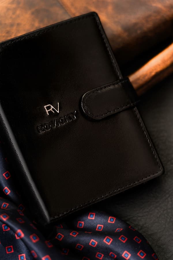 Pánská peněženka vybavená RFID systémem z přírodní kůže - Rovicky