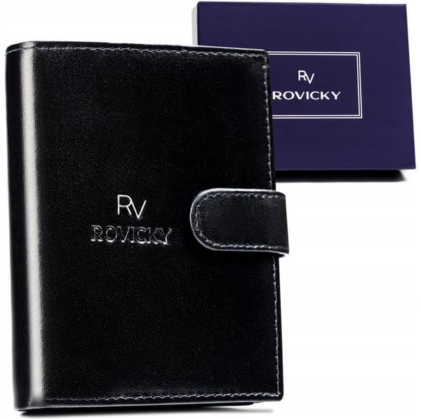 Pánská peněženka vybavená RFID systémem z přírodní kůže - Rovicky