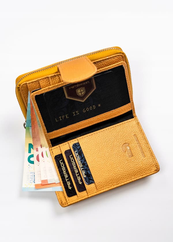 Dámská kožená peněženka s RFID systémem - Peterson