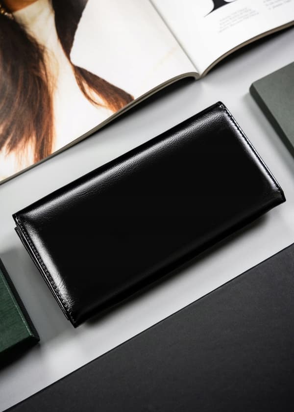 Elegantní, klasická dámská peněženka z přírodní a ekologické kůže - 4U Cavaldi