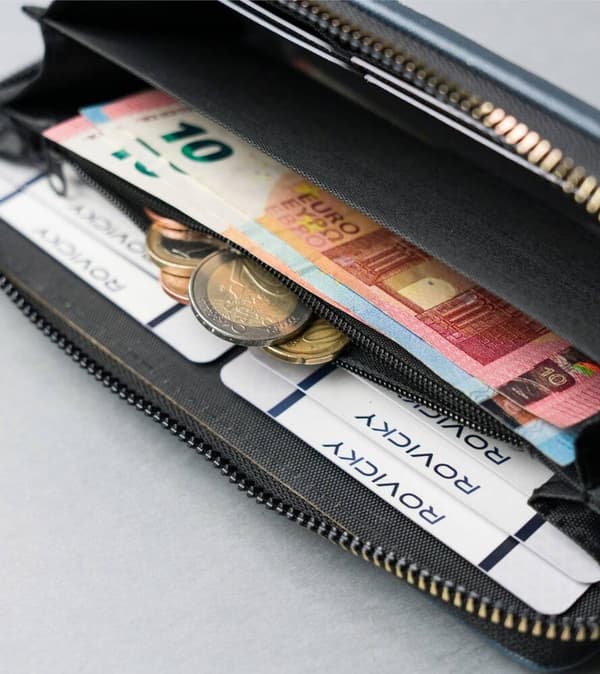 Velká dámská peněženka-penál z ekologické kůže - 4U Cavaldi