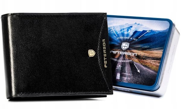Kožená pánská peněženka s RFID systémem - Peterson