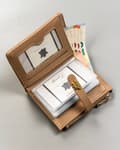 Miniatyrbillede 7 af 10: Forlænget damepung lavet af økologisk læder - 4U Cavaldi