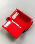 Miniatyrbillede 8 af 9: Stor, vandret damepung lavet af økologisk læder - 4U Cavaldi