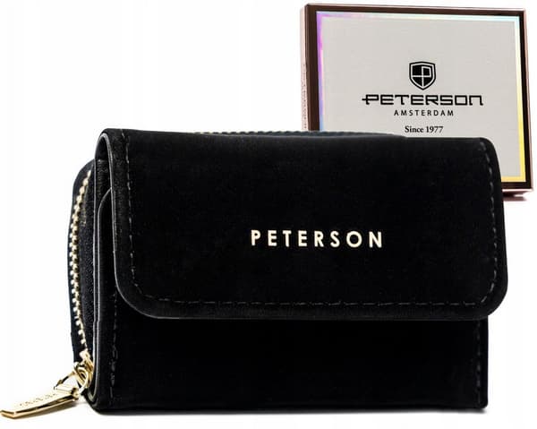 Stylová dámská peněženka z hladké ekologické kůže - Peterson