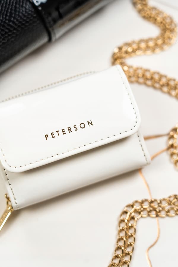 Elegantní dámská peněženka z lakované ekologické kůže - Peterson