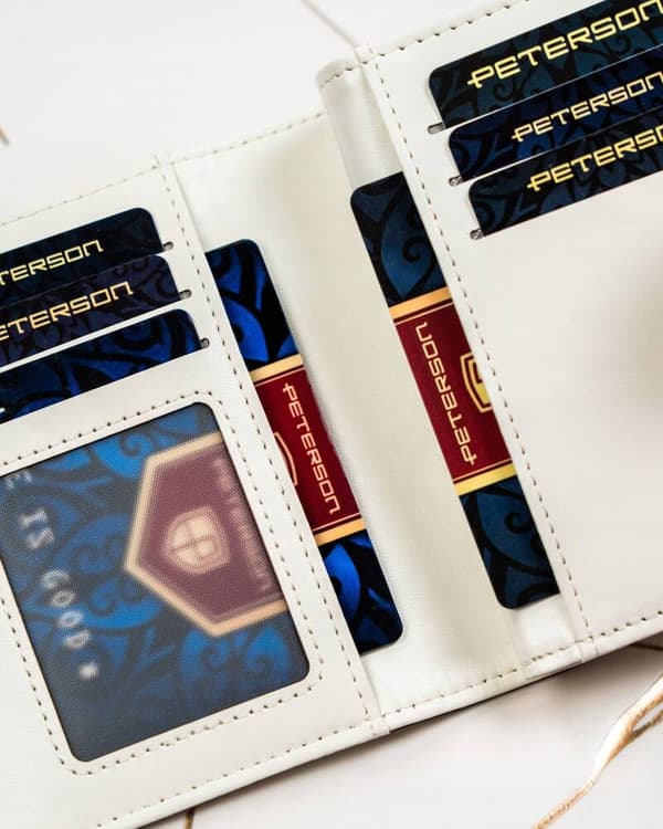 Prostorná dámská peněženka z ekologické kůže - Peterson