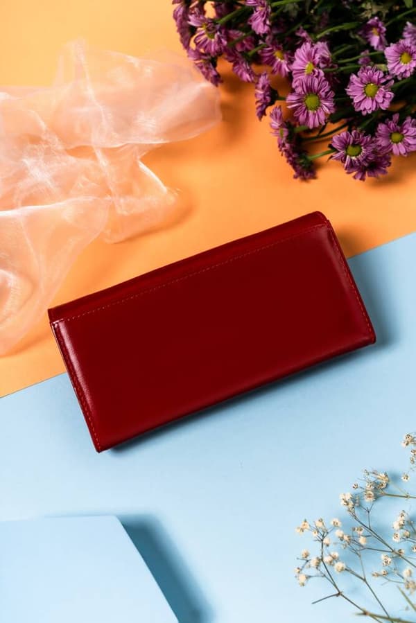 Elegantní, kožená dámská peněženka na patentku - Lorenti