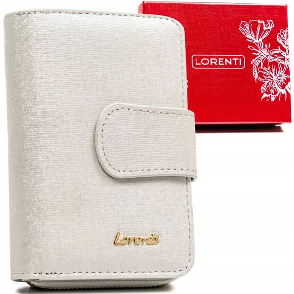 Kožená elegantní dámská peněženka na patentku a zip - Lorenti