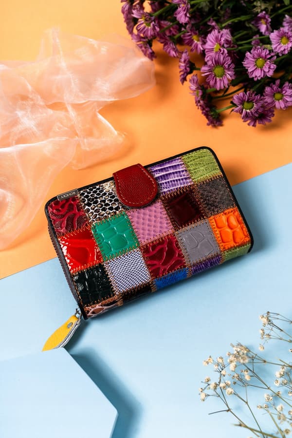 Stor, patchwork damepung - Rovicky