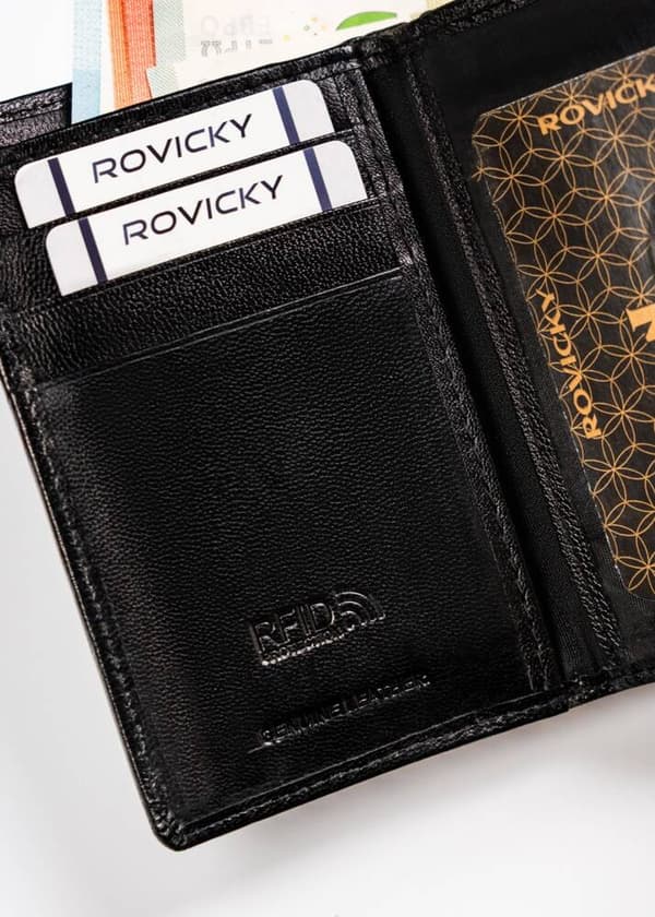 Malá dámská peněženka z přírodní kůže - Rovicky