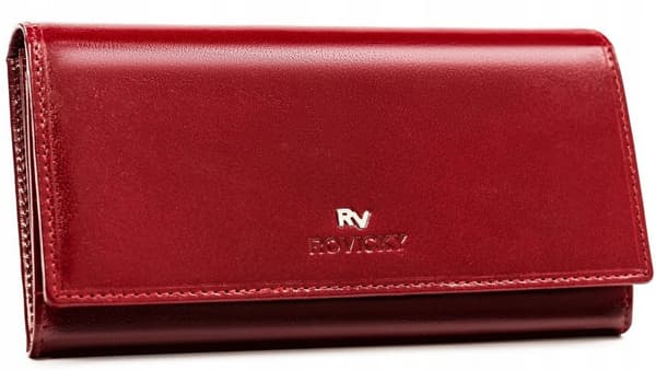 Stor damepung i læder med lås med RFID-system - Rovicky
