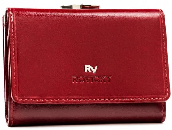 Střední dámská peněženka s RFID systémem z přírodní kůže - Rovicky
