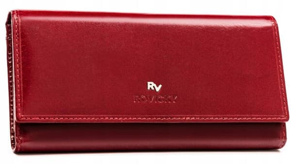 En stor, komfortabel damepung lavet af naturligt læder med et RFID-system - Rovicky