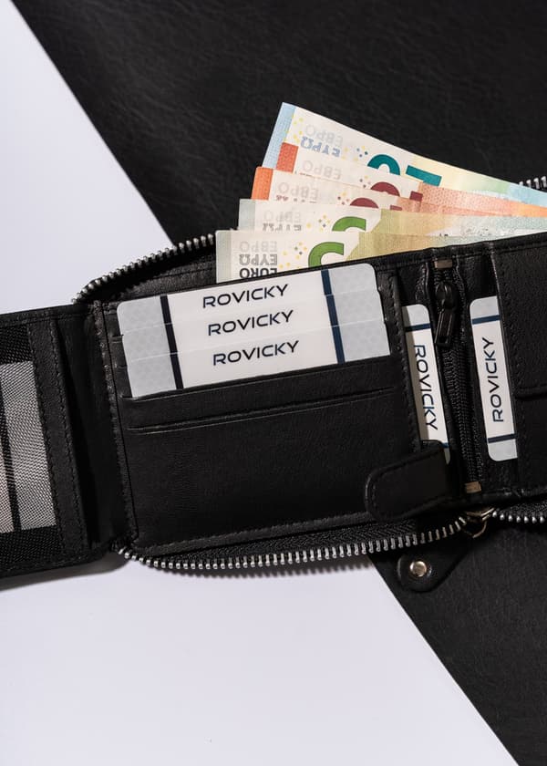 Pánská kožená peněženka na zip - Always Wild