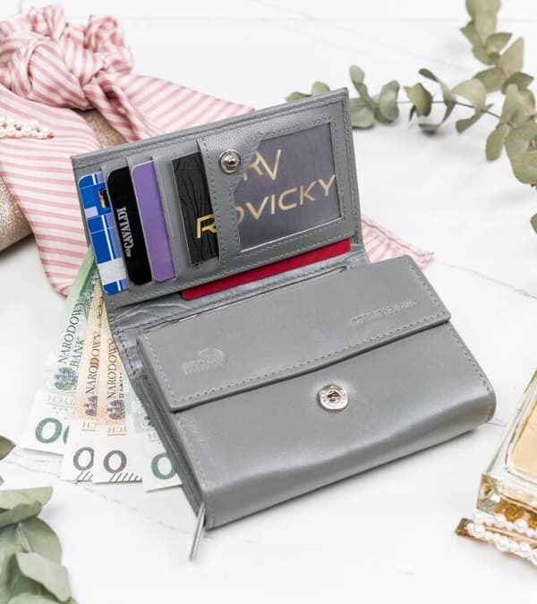 Dámská kožená peněženka s prostorem na fotky a RFID systémem - 4U Cavaldi
