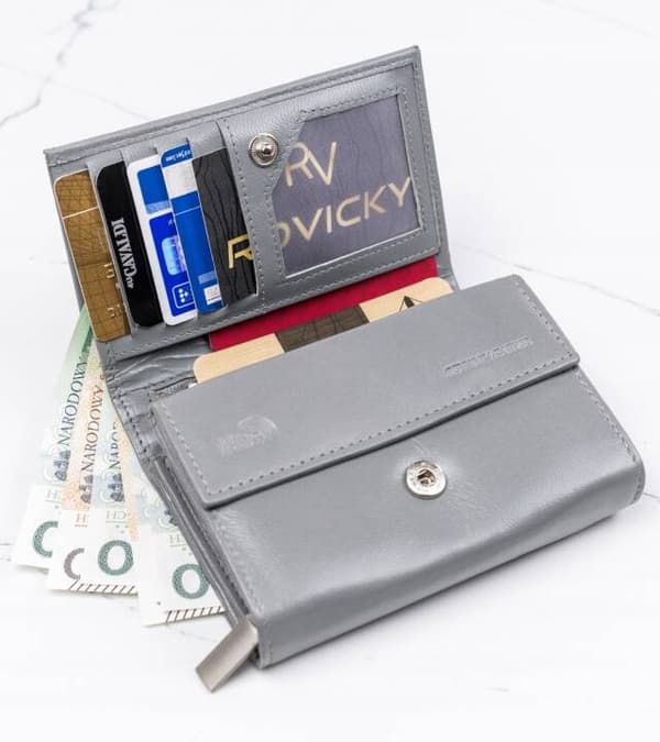 Dámská kožená peněženka s prostorem na fotky a RFID systémem - 4U Cavaldi