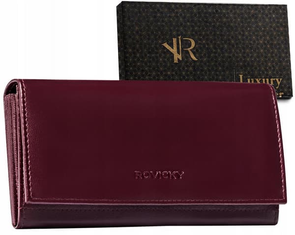 Velká kožená peněženka se systémem RFID Protect - Rovicky