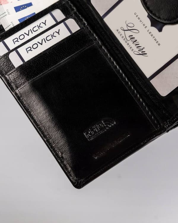Dámská kožená peněženka se systémem RFID Protect - Rovicky