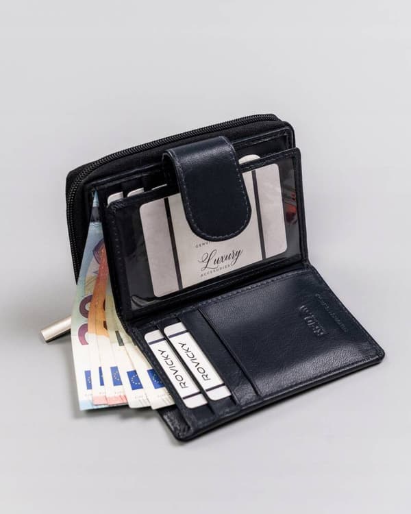 Dámská kožená peněženka se systémem RFID Protect - Rovicky
