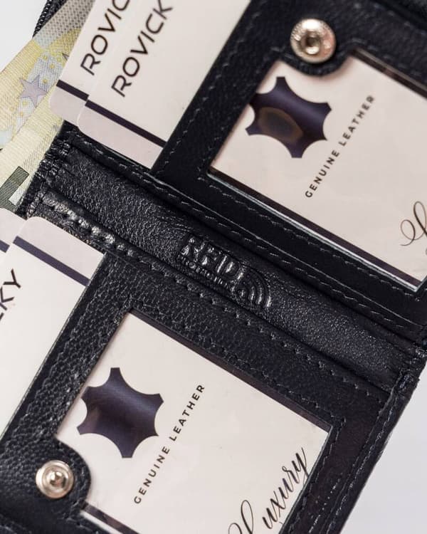 Dámská kompaktní kožená peněženka - Rovicky