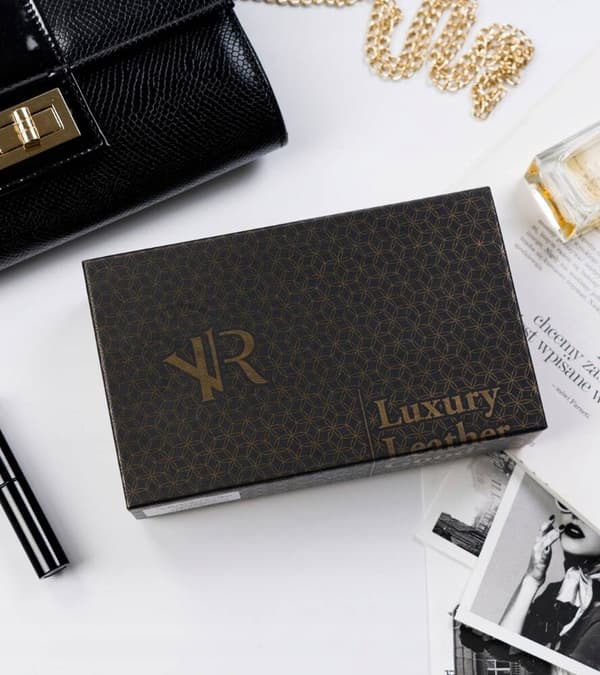 Elegantní peněženka z prošívané přírodní kůže - Rovicky