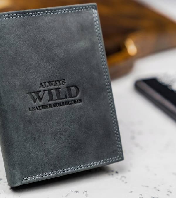 Pánská kožená peněženka s vnější platební kapsou - Always Wild