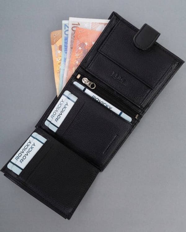 Kožená pánská peněženka s RFID systémem - 4U Cavaldi